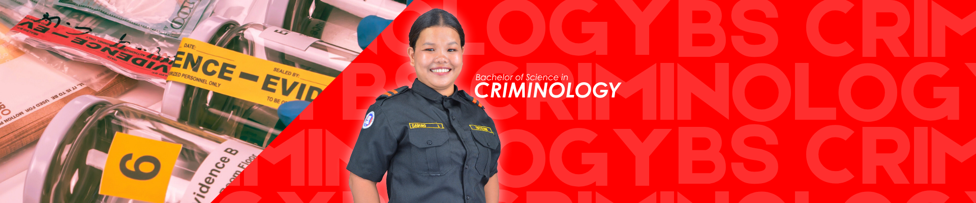 Bachelor of Science in Criminology Banner