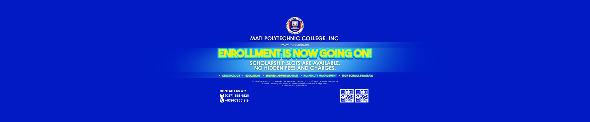 Enrollment Banner