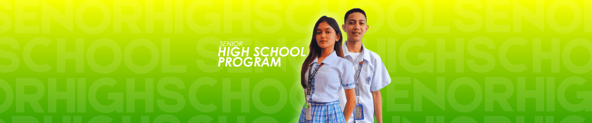 High School Program Banner